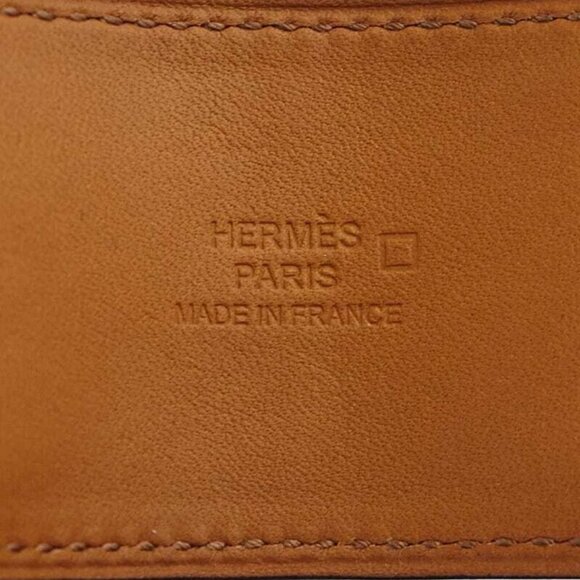 Hermes Geranium Matte Alligator Gold Plated Collier de Chien Cuff Bracelet - Picture 8 of 10